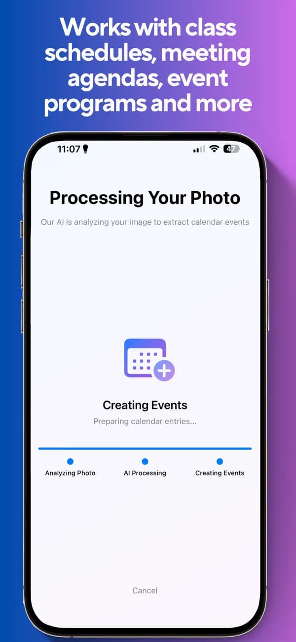 PDF to Calendar Converter screenshot 3